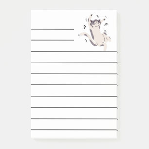 "Dancing Cat" Post-it Notes