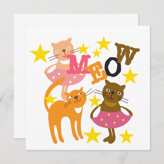 Dancing Cats (Front/Back)