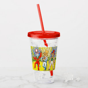 Dancing Cats Acrylic Tumbler