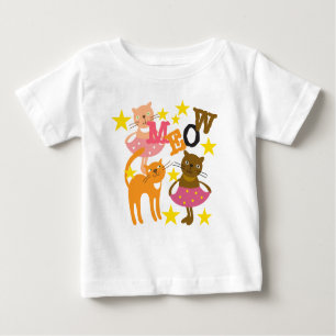 Dancing Cats Baby T-Shirt
