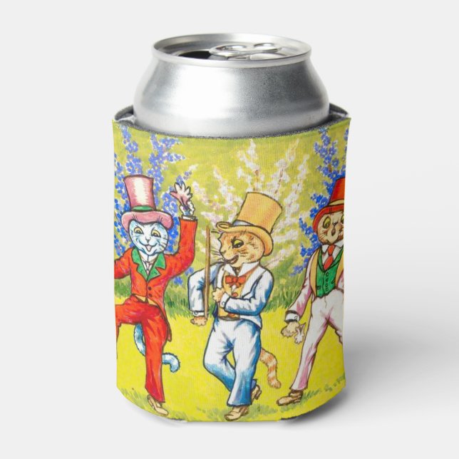 Dancing Cats Can Cooler (Can Front)