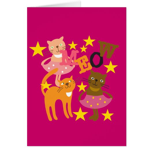 Dancing Cats Cards (Front)