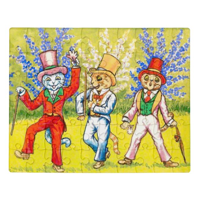 Dancing Cats Jigsaw Puzzle (Puzzle Horizontal)