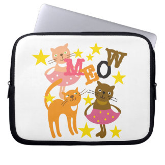 Dancing Cats Laptop Sleeve