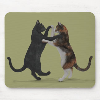 Dancing Cats Mouse Pad
