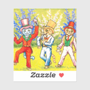Dancing Cats Sticker