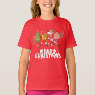 Dancing Christmas caricatures T-Shirt