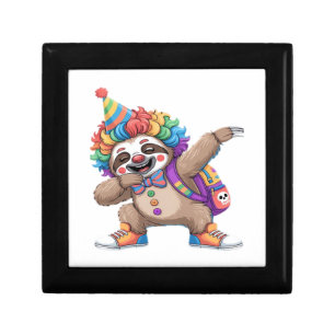 Dancing Clown Dabbing Spooky Halloween sloth Overs Gift Box