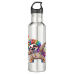 Dancing Clown Dabbing Spooky Halloween sloth Overs Stainless Steel Water Bottle