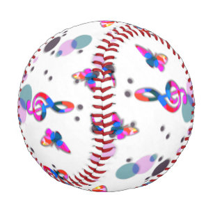 Dancing Colorful Music Baseball