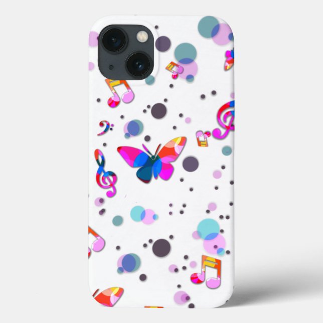 Dancing Colorful Music Case-Mate iPhone Case (Back)