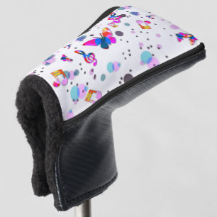 Dancing Colorful Music Golf Head Cover