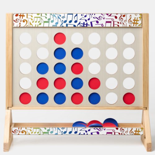 Dancing Colorful Music Notes Musician Music Lovers Fast Four