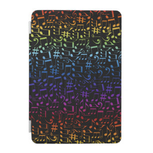 Dancing Colorful Music Notes Musician Music Lovers iPad Mini Cover