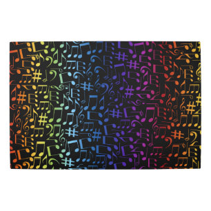 Dancing Colorful Music Notes Musician Music Lovers Metal Print