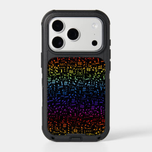 Dancing Colorful Music Notes Musician Music Lovers iPhone 17 Pro Case