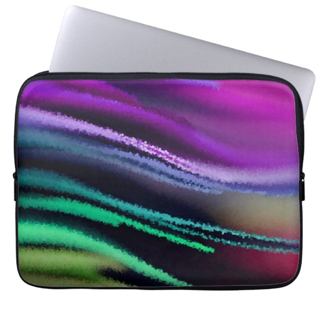 dancing colors laptop sleeve (Front)