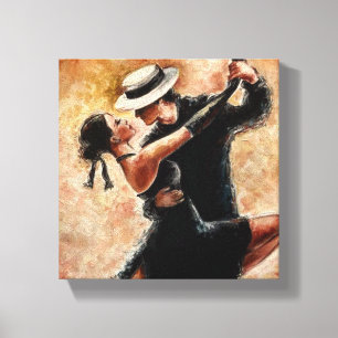 Dancing Couple Canvas Print