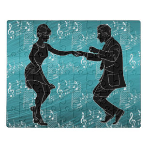 DANCING COUPLE JIGSAW PUZZLE