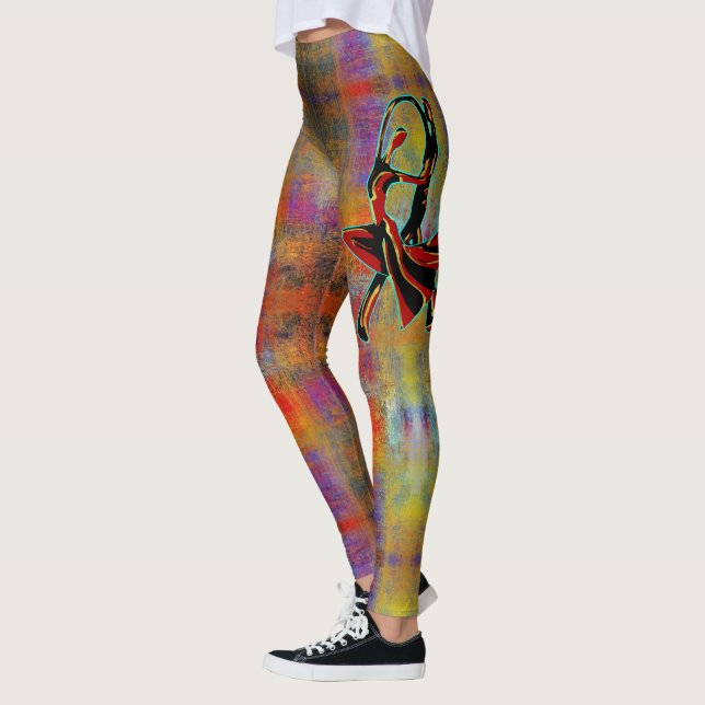 Dancing couple leggings (Left)