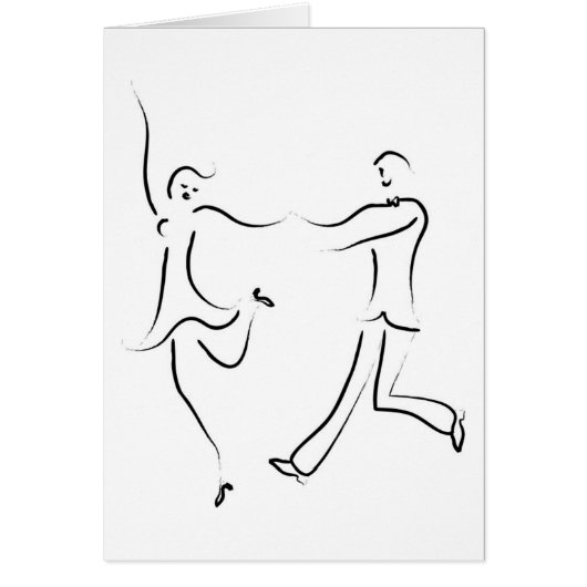 Dancing Couple Sketch Cards (Front)