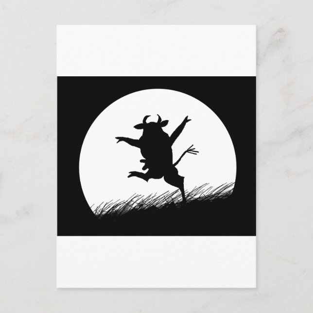 Dancing Cow Postcard (Front)