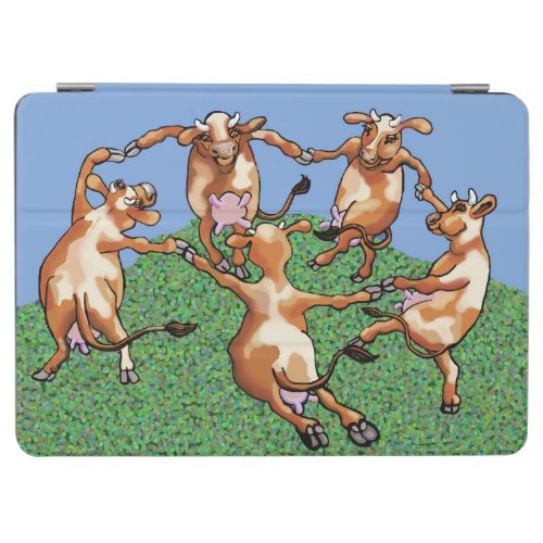 Dancing cows by Mootisse iPad Air Cover