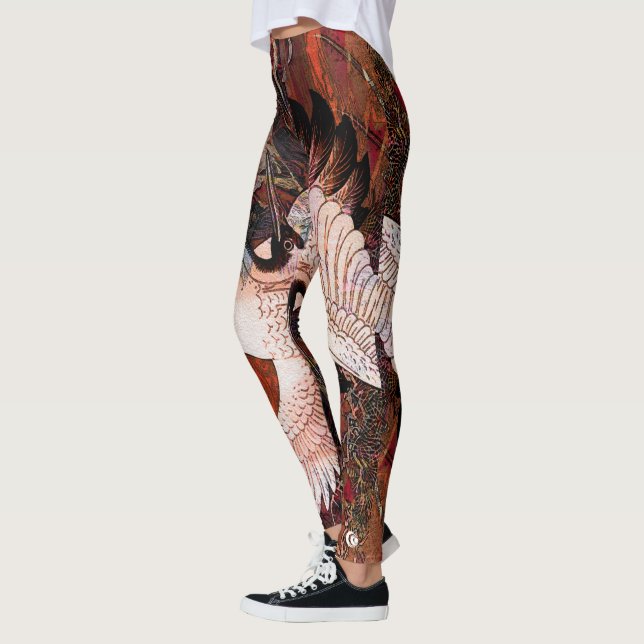 Dancing Crane Leggings (Left)