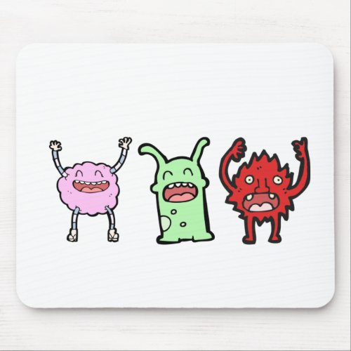Dancing Creatures Mouse Pad