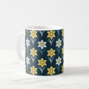 Dancing daffodil coffee mug