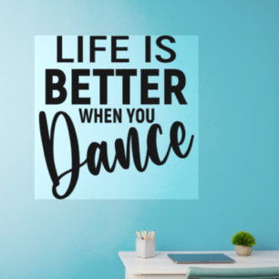 Dancing Dancer Decor Wall Floor Decal