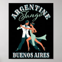 Dancing Dancer Performing Argentine Tango Buenos A