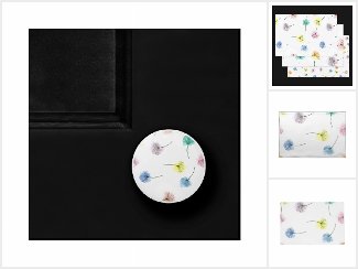 Dancing Dandelions | Watercolor Floral Pattern