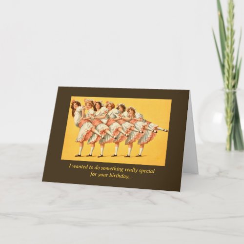 Dancing Days Over Card