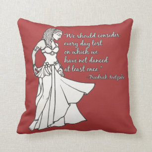 Dancing Days Throw Pillow