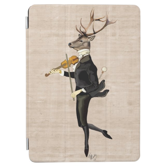 Dancing Deer with Violin 2 iPad Air Cover (Front)