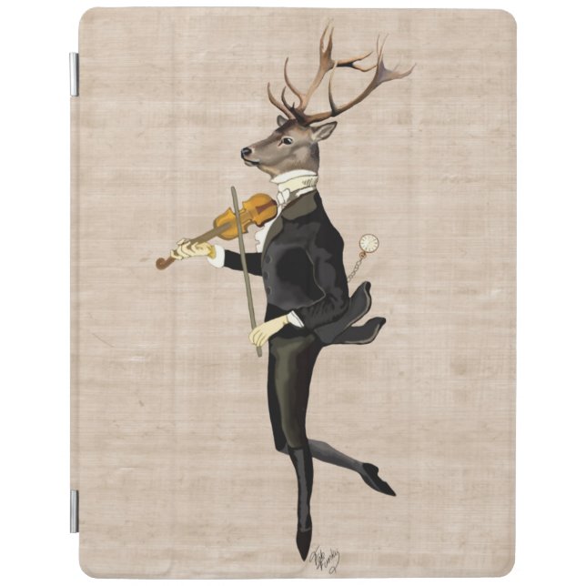 Dancing Deer with Violin 2 iPad Air Cover (Front)