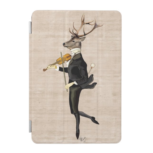 Dancing Deer with Violin 2 iPad Mini Cover (Front)