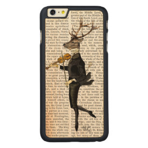 Dancing Deer with Violin Carved Maple iPhone 6 Plus Slim Case
