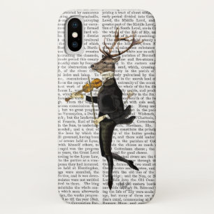 Dancing Deer with Violin iPhone X Case