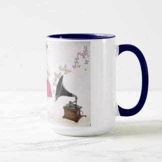 Dancing dog mug