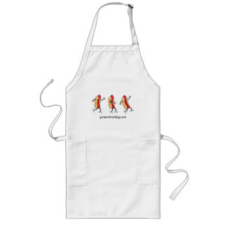 Dancing Dogs Long Apron