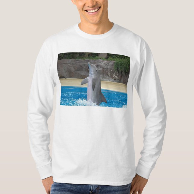 Dancing Dolphin Long Sleeve T-Shirt (Front)