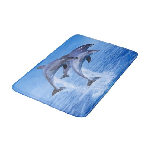 Dancing Dolphins Bath Room Rug Mat Home Decor