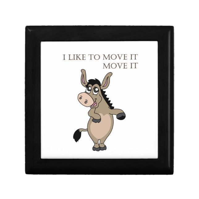 Dancing Donkey Keepsake Box (Front)