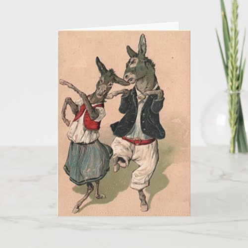 Dancing Donkeys Card