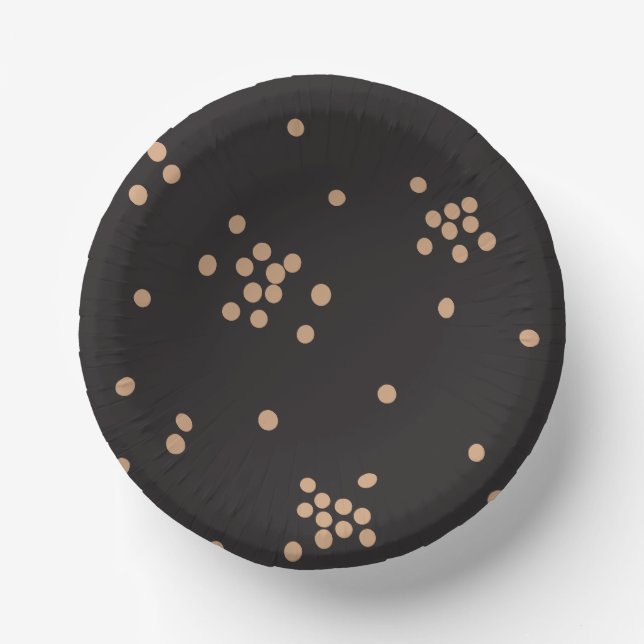 Dancing Dots 2 Paper Bowls (Front)