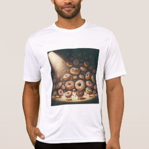 Dancing Doughnuts Surreal Bakery T-Shirt
