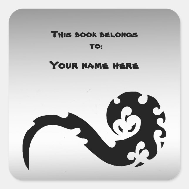 Dancing Dragon Bookplates (Front)