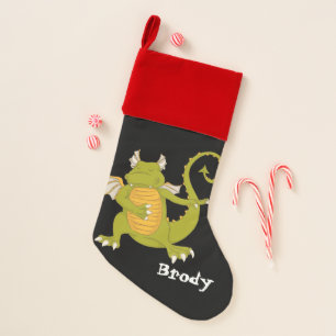 Dancing Dragon Customizable Christmas Stocking